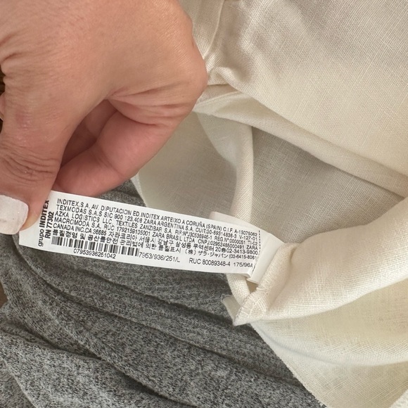 LACE TRIM LINEN TOP & PANTS LIMITED EDITION SIZE L- REF. 7953/936 & 3239/936 - Picture 14 of 16